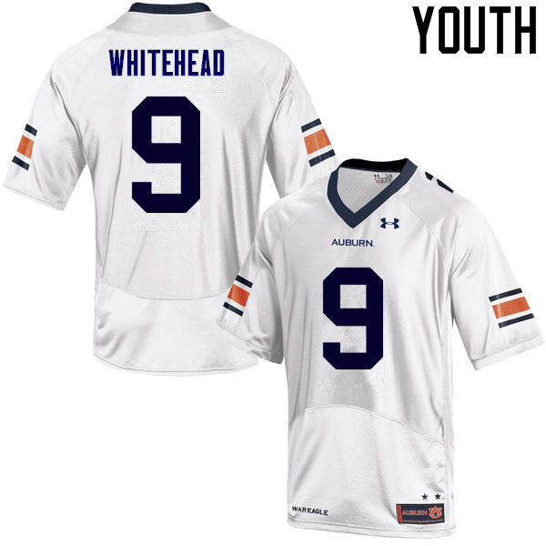 Youth Auburn Tigers #9 Jermaine Whitehead College Football Jerseys Sale-White